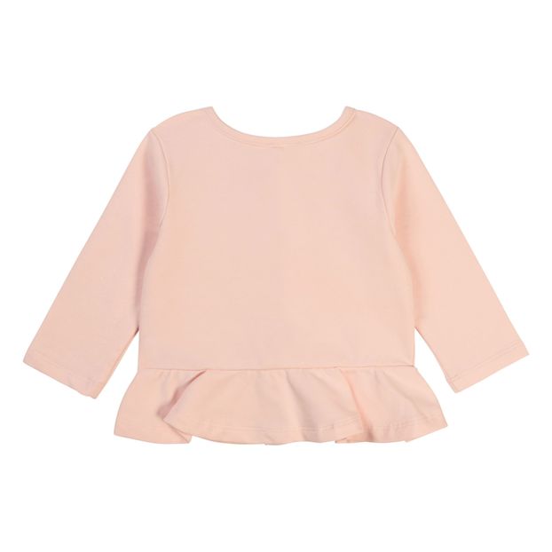 Cardigan Molleton Bio Volants-product