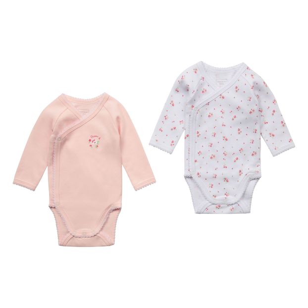 Body 2er-Set aus Bio-Baumwolle Blumen-product