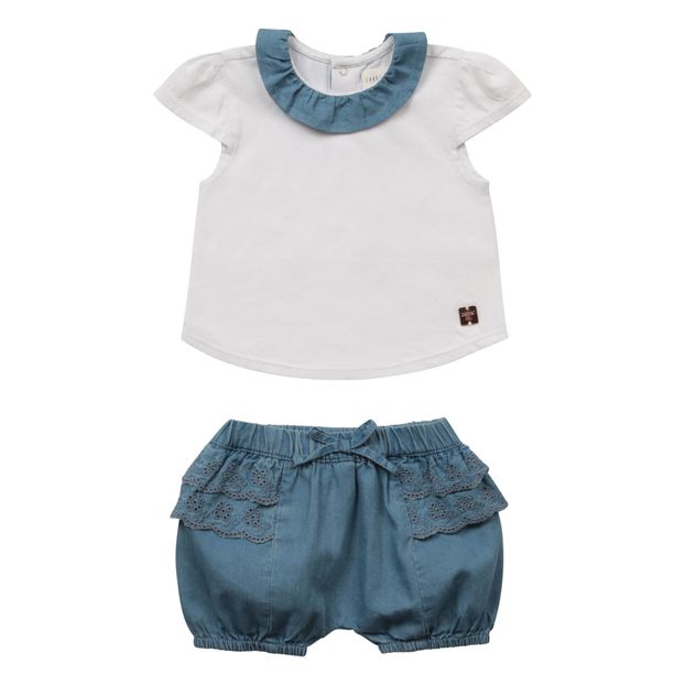 T-shirt + Bloomer Denim Léger-product