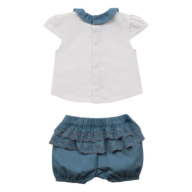 T-shirt + Bloomer Denim Léger-product