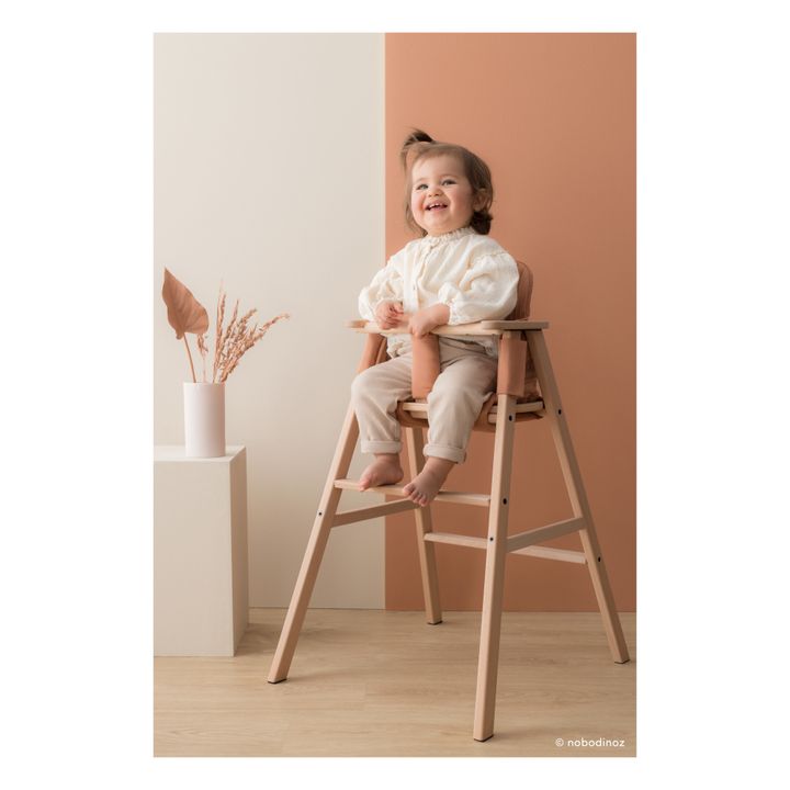 Funda de cojín para Trona Growing green | Terracotta- Imagen del producto n°1