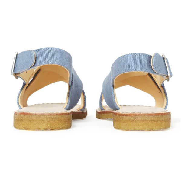 Crossed Vegan Canvas Sandals-product