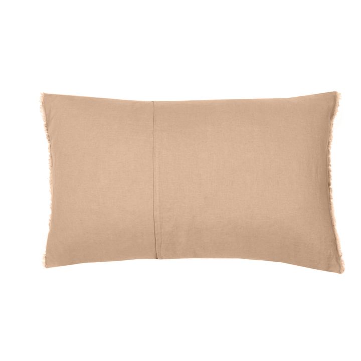 Housse de coussin en lin lavé | Vieux Rose- Image produit n°6
