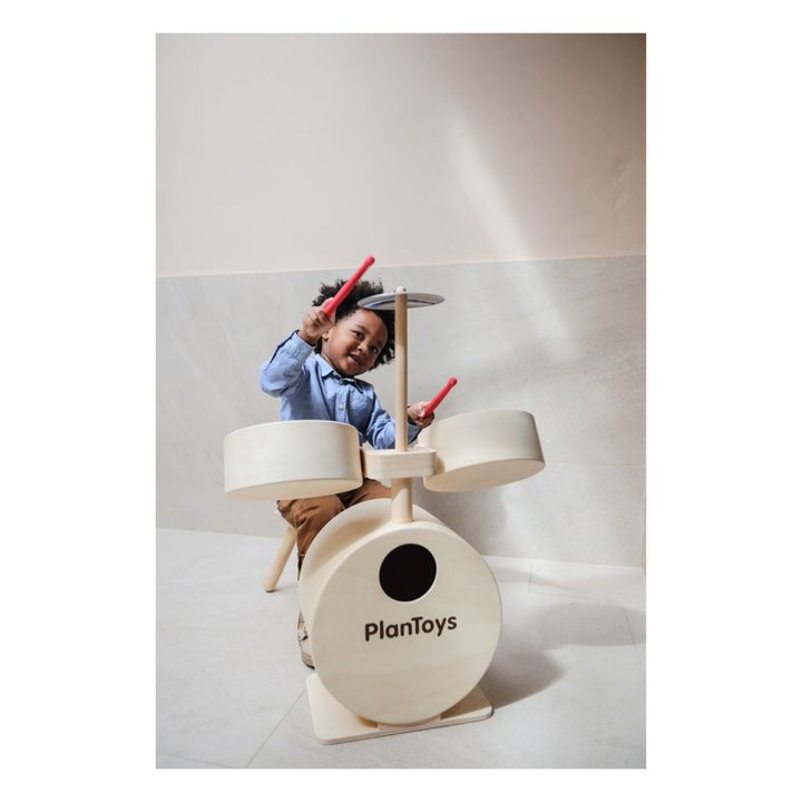 Rubberwood Toy Drum Set - Product image n°2