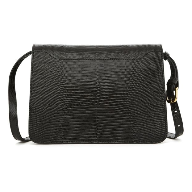 Borsa Hook in pelle goffrata di lucertola-product