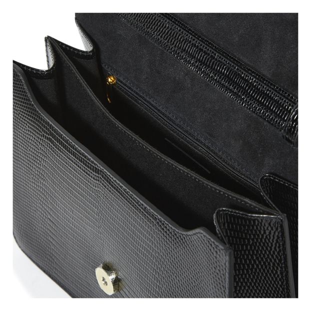 Borsa Hook in pelle goffrata di lucertola-product