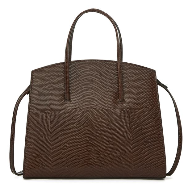 Lizard Embossed Leather Minimal Bag -product