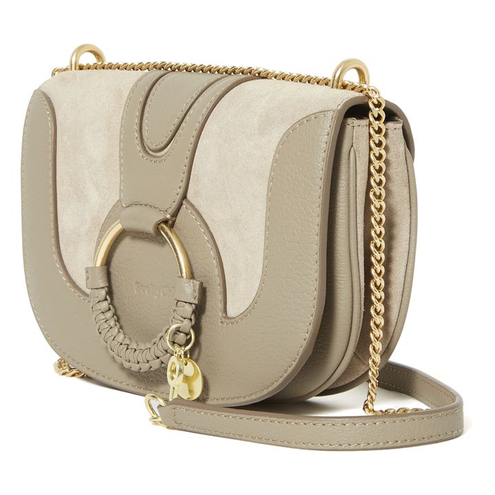 Bolso cadena Hana Bimaterial Topo- Imagen del producto n°4