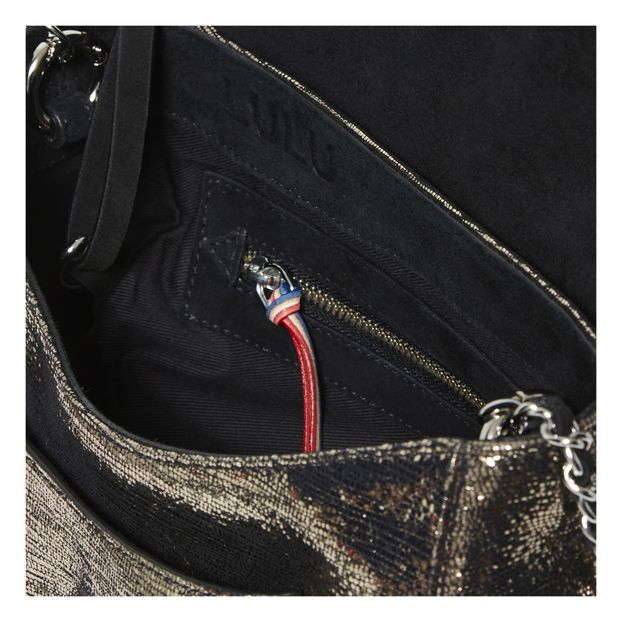 Bolso Lulu M Lamé de Piel-product