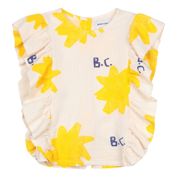 Top Coton Bio Volants Soleils-product