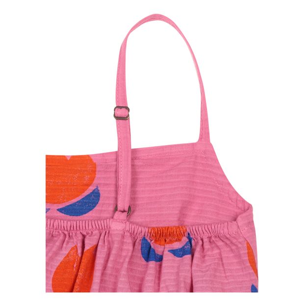 Long Buttoned Organic Cotton Tulip Dress -product