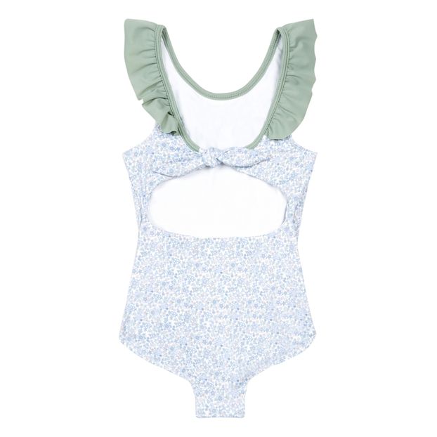 Costume da bagno floreale con nodi-product