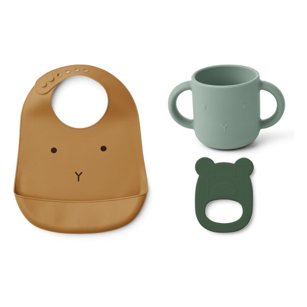 Carol Bib, Cup and Teething Ring Set in Silicone-product