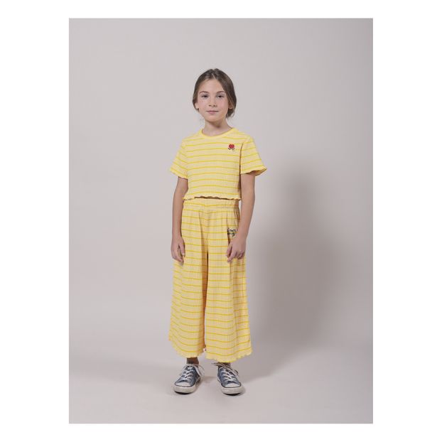T-Shirt Cropped Coton Bio Rayé-product