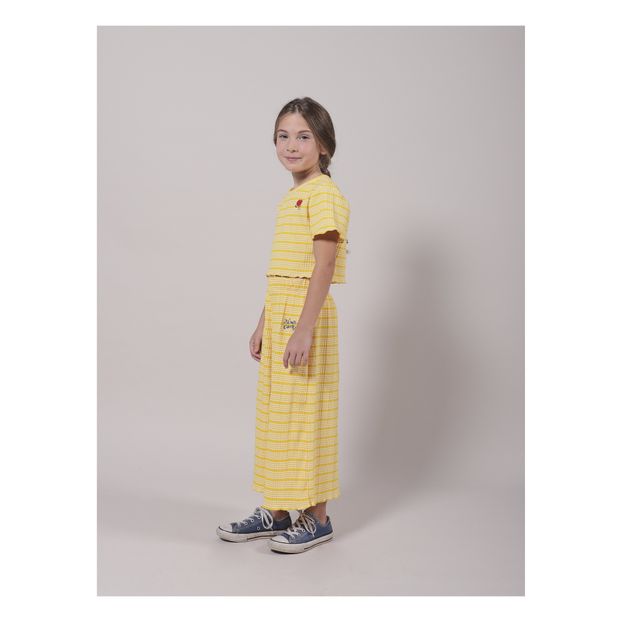 T-Shirt Cropped Coton Bio Rayé-product