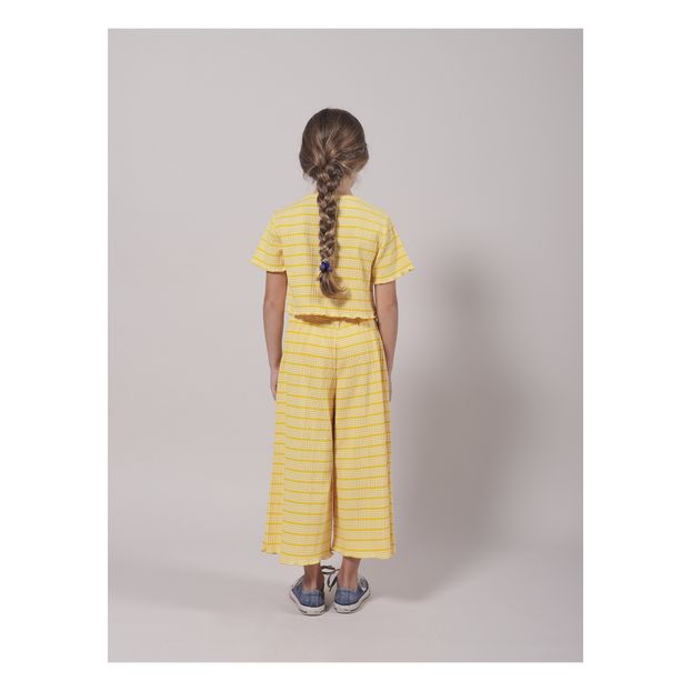 T-Shirt Cropped Coton Bio Rayé-product