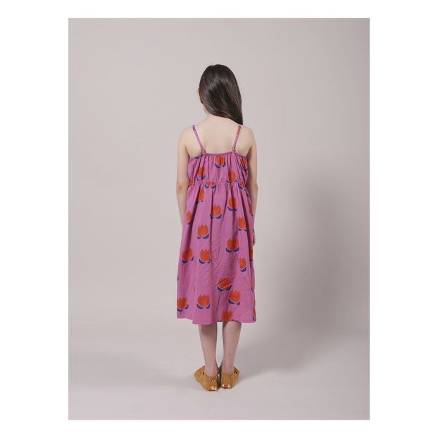 Long Buttoned Organic Cotton Tulip Dress -product