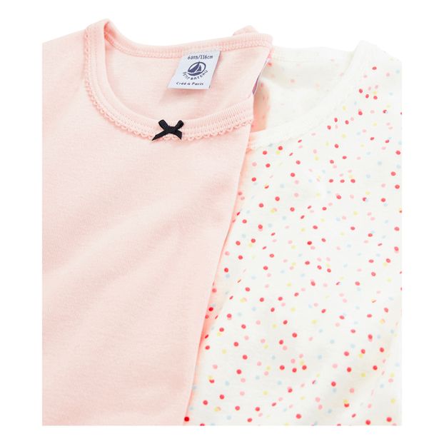 Lot 2 T-shirts Millepois Coton Bio-product