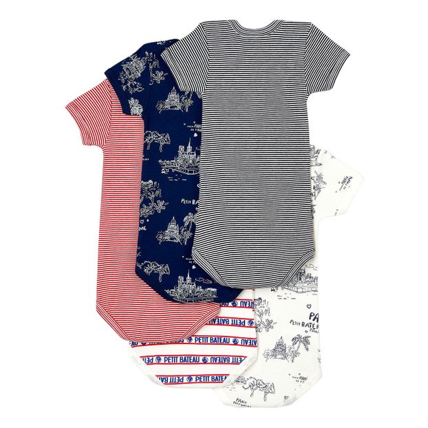 Set di 5 body a righe Heritage-product
