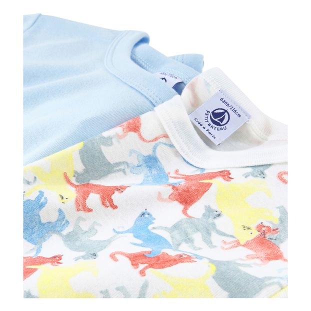 Set de 2 Camisetas Chatons algodón orgánico-product