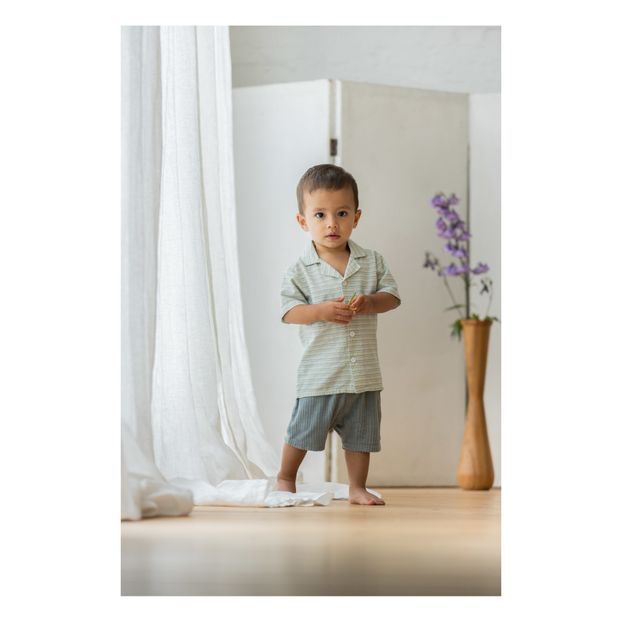 Chemise Rayée Coton Bio Huan-product