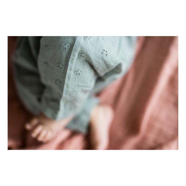 Pantalón de harén bordado inglés algodón orgánico Bambi-product