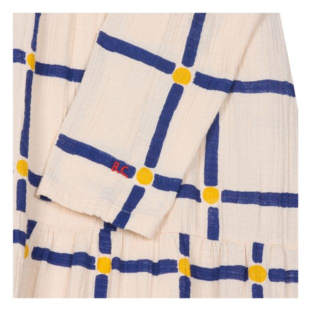 Robe Flared Check Coton Bio - Collection Femme --product