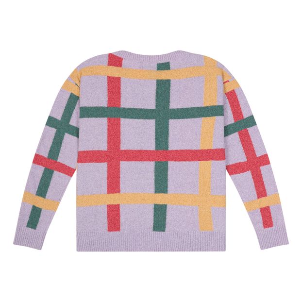 Maglione Multicolour Printed Check - Collezione Donna --product