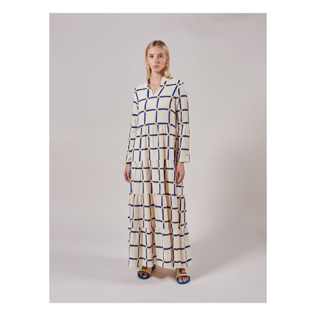 Robe Flared Check Coton Bio - Collection Femme --product