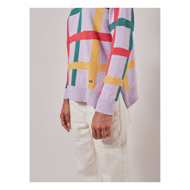 Maglione Multicolour Printed Check - Collezione Donna --product