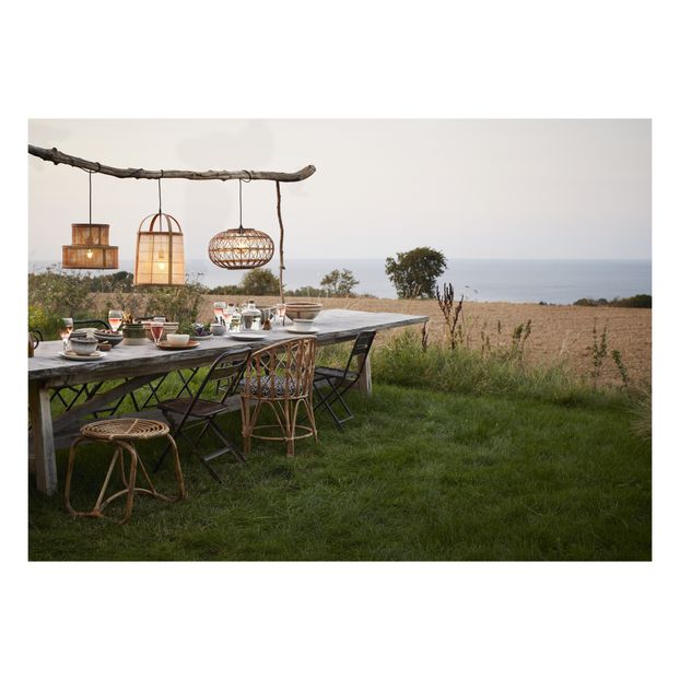 Tabouret en bambou-product