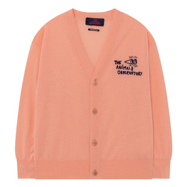 Plain Racoon Cotton Cardigan -product