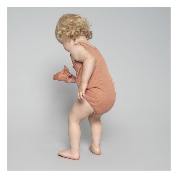 Bornholm Silk and Cotton Playsuit | Pink- Product image n°2