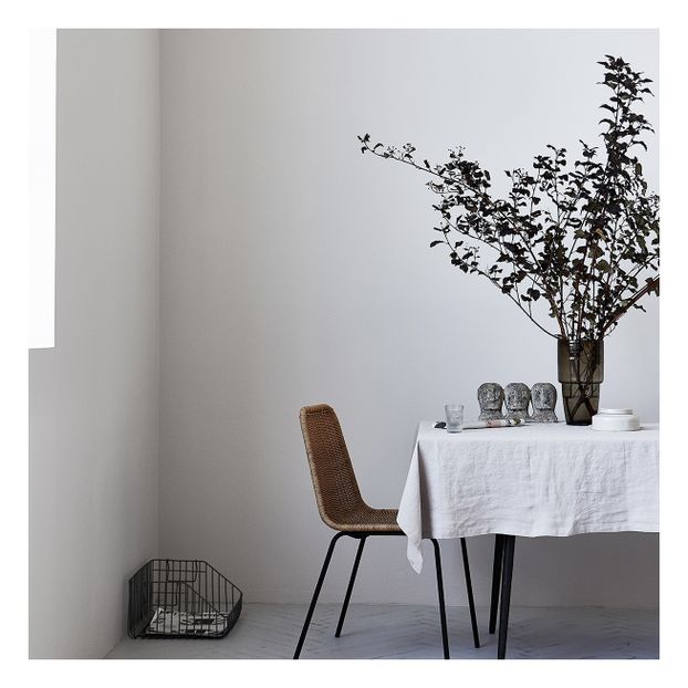 Chaise Hapur en osier, piètement métal-product