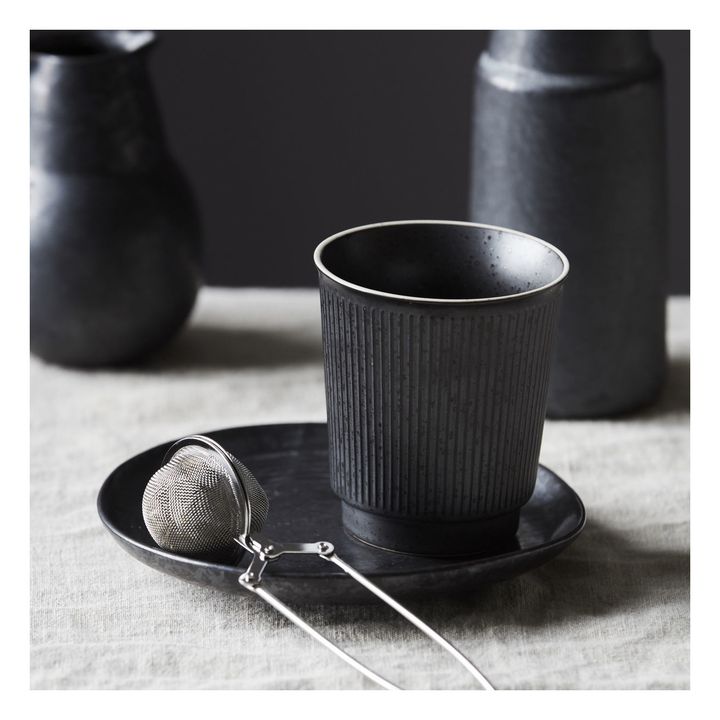 Tazza Berica in arenaria | Nero- Immagine del prodotto n°1
