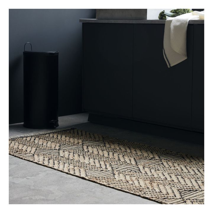 Alfombra Ranjar de lana y yute - 90x300 cm- Imagen del producto n°1