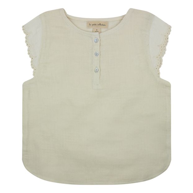 Organic Cotton Muslin Blouse -product