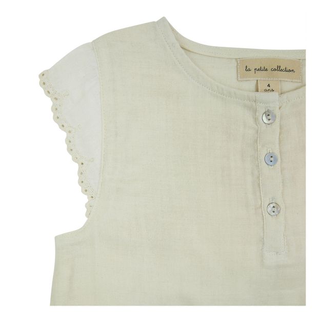 Organic Cotton Muslin Blouse -product