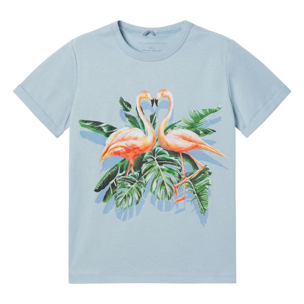 T-Shirt Coton Bio Flamants Roses-product