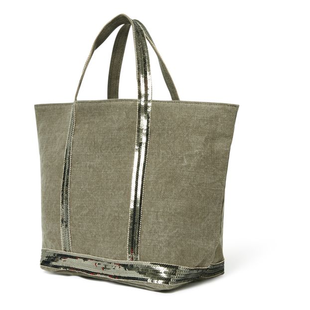 Cabas Moyen Lin et Sequins-product
