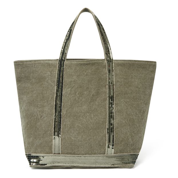 Cabas Moyen Lin et Sequins-product