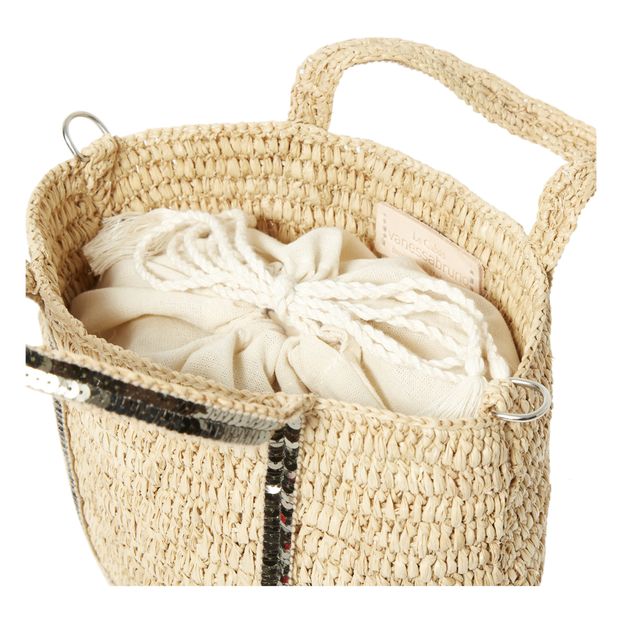 Cabas Baby Raphia et Paillettes-product