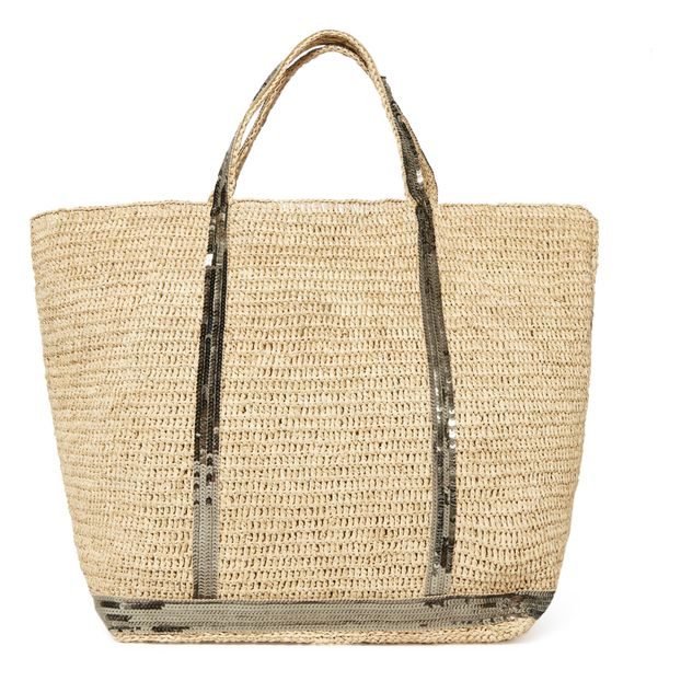 Cabas Grand Raphia et Paillettes-product