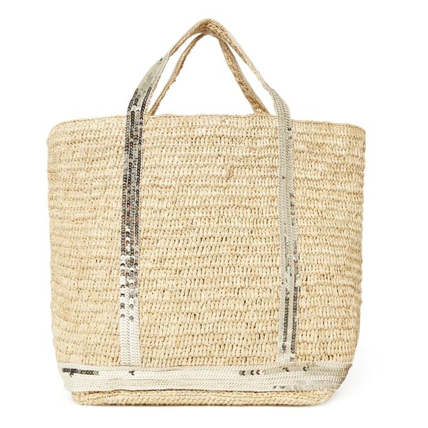 Medium Tote + Raphia and Glitter-product