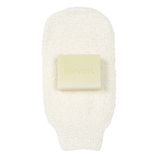 Savon Monoï et Karité et gant exfoliant - 100 g-product