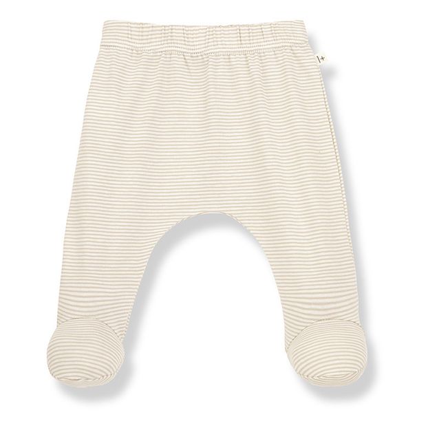 Ari Striped Recycled Cotton Footed Leggings -product