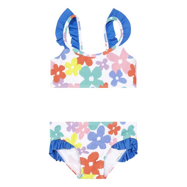 Recylced Nylon Two Piece Floral Swimsuit -product