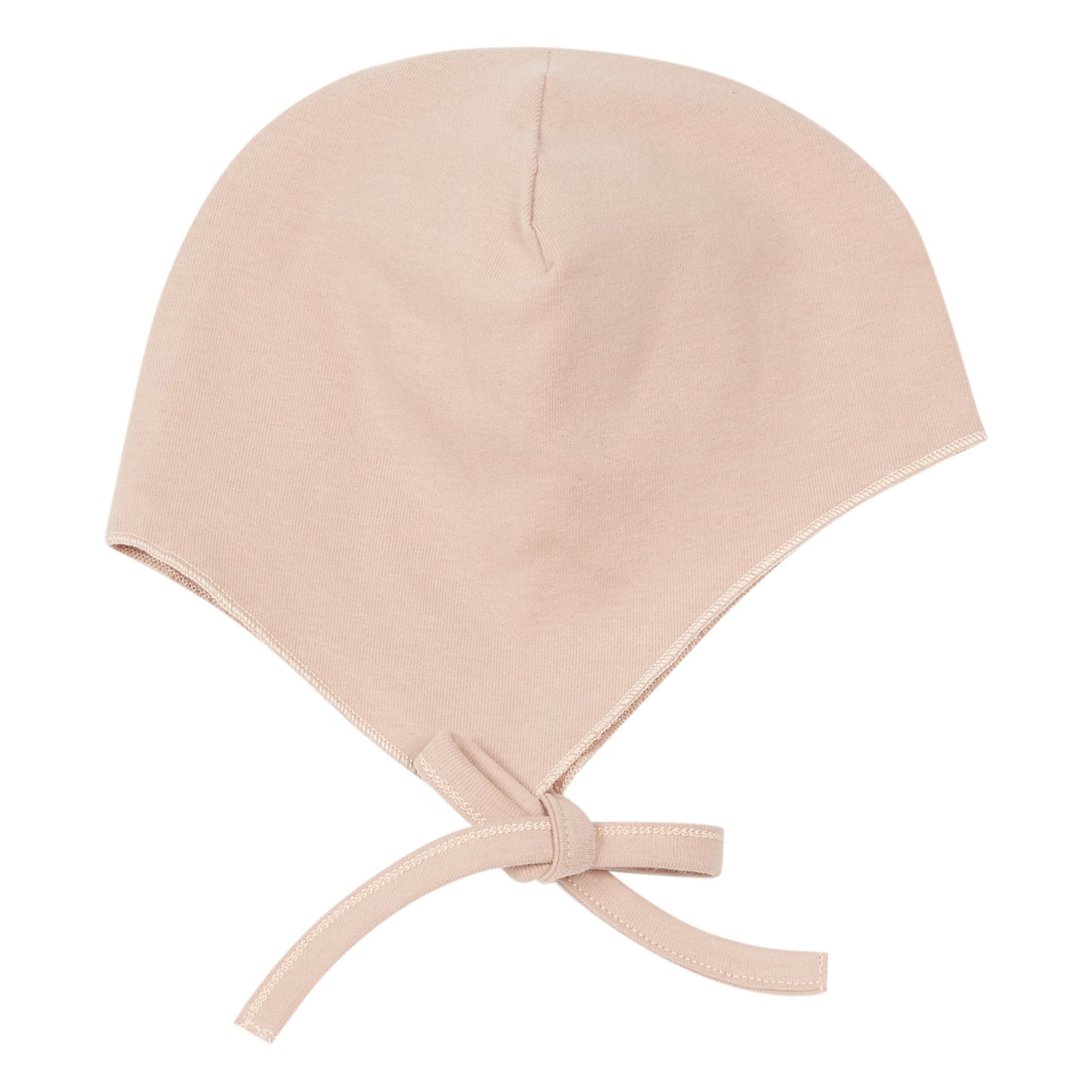 Gorro Bebé Algodón Bio Rosa- Imagen del producto n°0