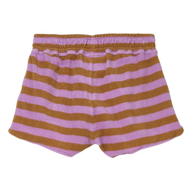 Shorts Holiday in spugna a righe -product