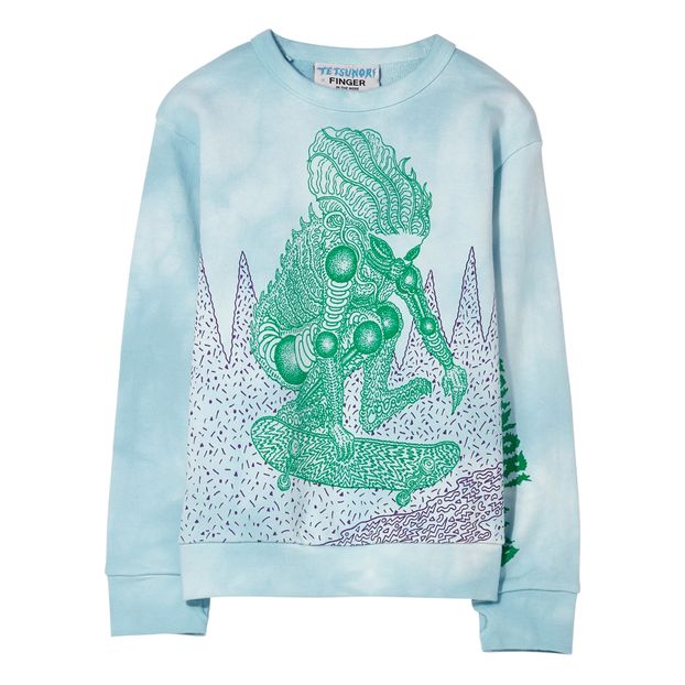 Collaboration Finger In The Nose x Tetsunori Tawaraya - Brian Sweatshirt -product